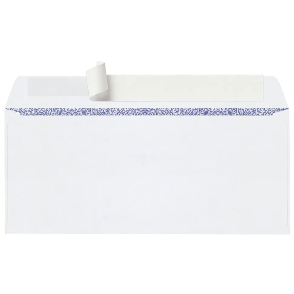 #10 Security Envelopes, Double Window, 4-1/8" x 9-1/2", Clean Seal, White, Box Of 250