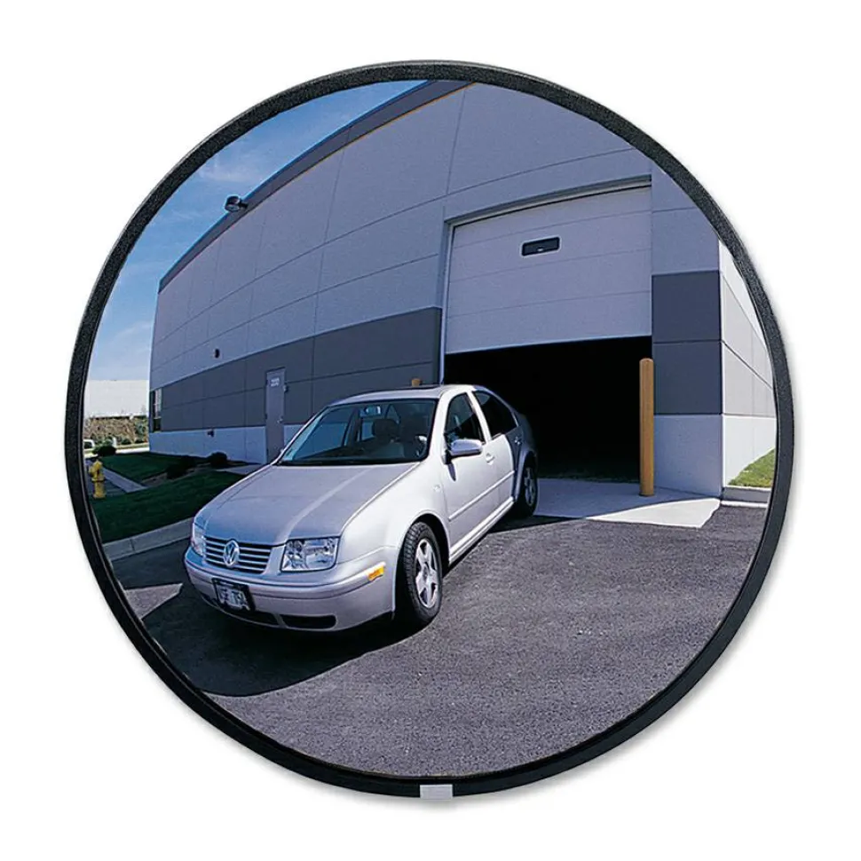 See-All Round Glass Convex Mirror, 18"