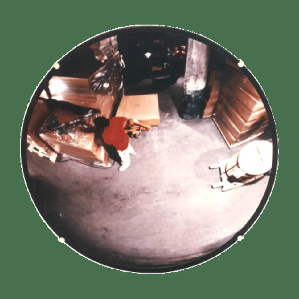 See-All Round Glass Convex Mirror, 18"