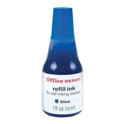 Self-Inking Refill Ink, 1 Oz, Blue