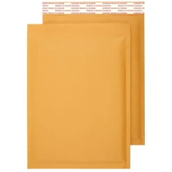 Self-Sealing Bubble Mailers, Size 5, 10 1/2" x 15", Pack Of 12