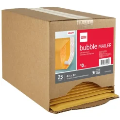 Self-Sealing Bubble Mailers, Size 0, 6" x 9", Pack Of 25
