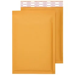 Self-Sealing Bubble Mailers, Size 2, 8 1/2