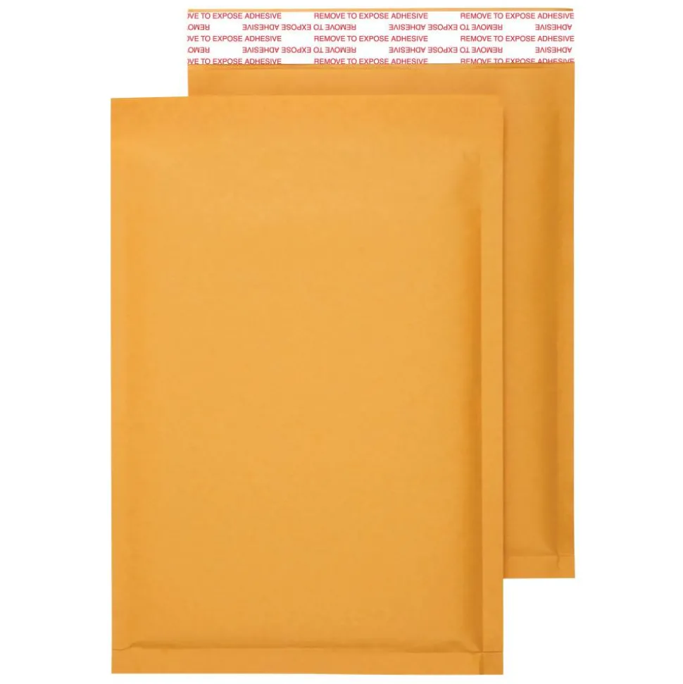 Self-Sealing Bubble Mailers, Size 0, 6" x 9", Pack Of 12
