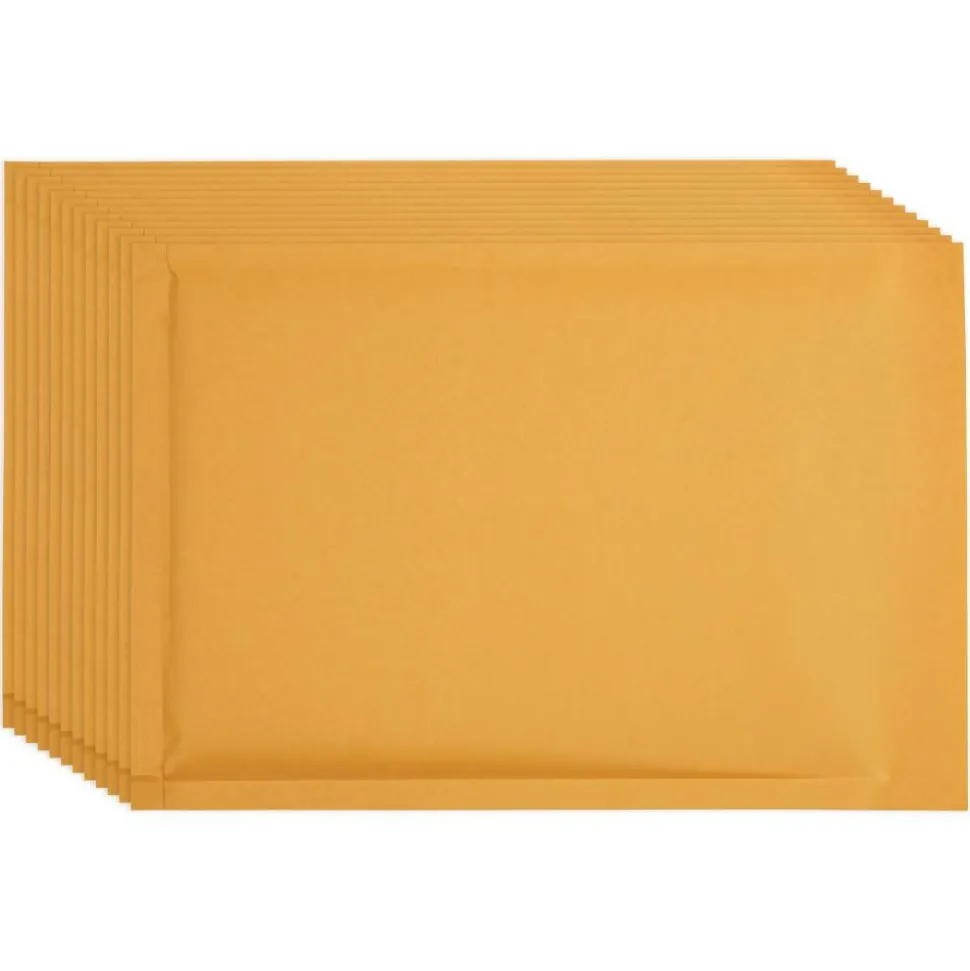 Self-Sealing Bubble Mailers, Size 0, 6" x 9", Pack Of 12