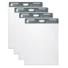 Self-Stick Easel Pads, 25" x 30", 30 Sheets, 30% Recycled, White, Pack Of 4 Pads