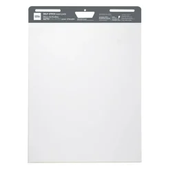 Self-Stick Easel Pads, 25" x 30", 30 Sheets, 30% Recycled, White, Pack Of 4 Pads