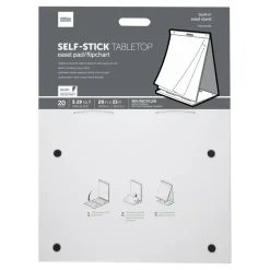 Self-Stick Tabletop Easel Pad, 20" x 23", 20 Sheets, 30% Recycled, White