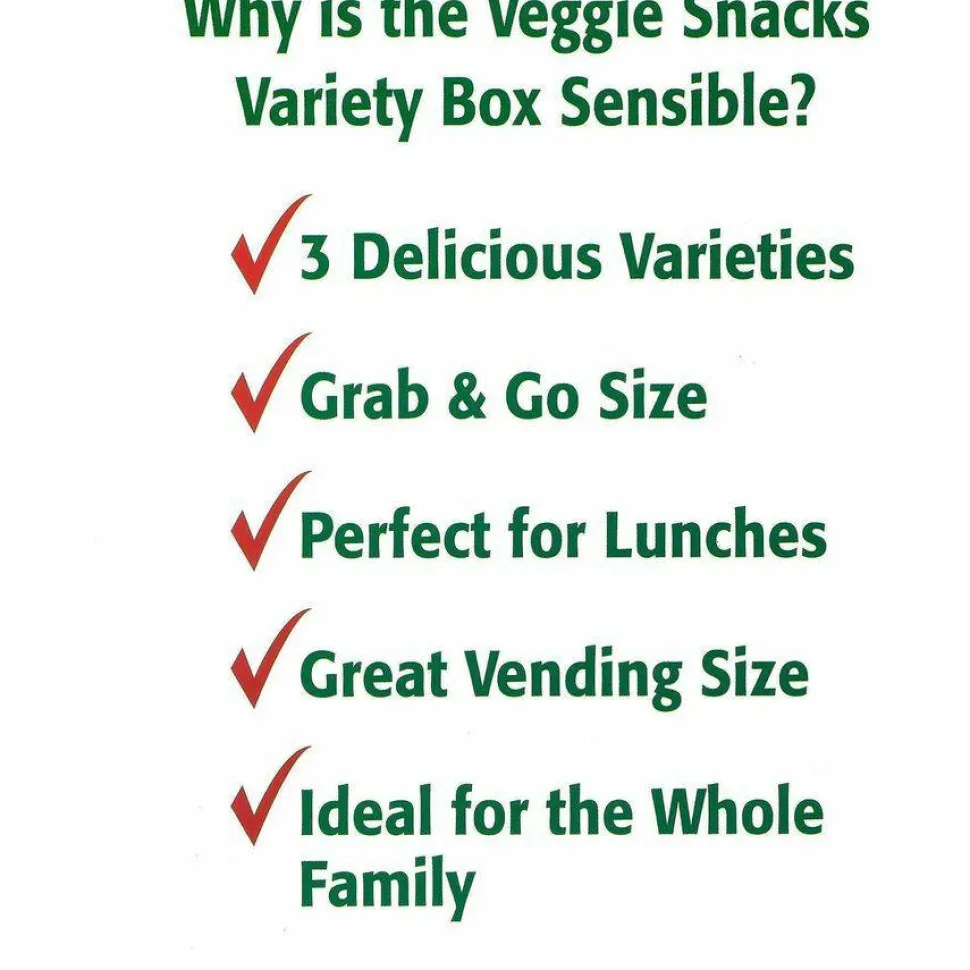 Sensible Portions Veggie Straws, Cheddar Cheese/Sea Salt/Zesty Ranch, 1 oz Bag, 30 Bags/Carton