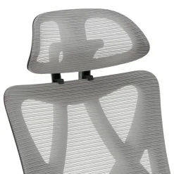 Serta SitTrue Ridgefield Ergonomic Mesh/Vegan Leather High-Back Task Office Chair, Gray/Black