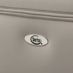 Serta SmartLayers Everett Big & Tall Ergonomic Vegan Leather High-Back Executive Office Chair, Taupe/Dark Gray, BIFMA Compliant