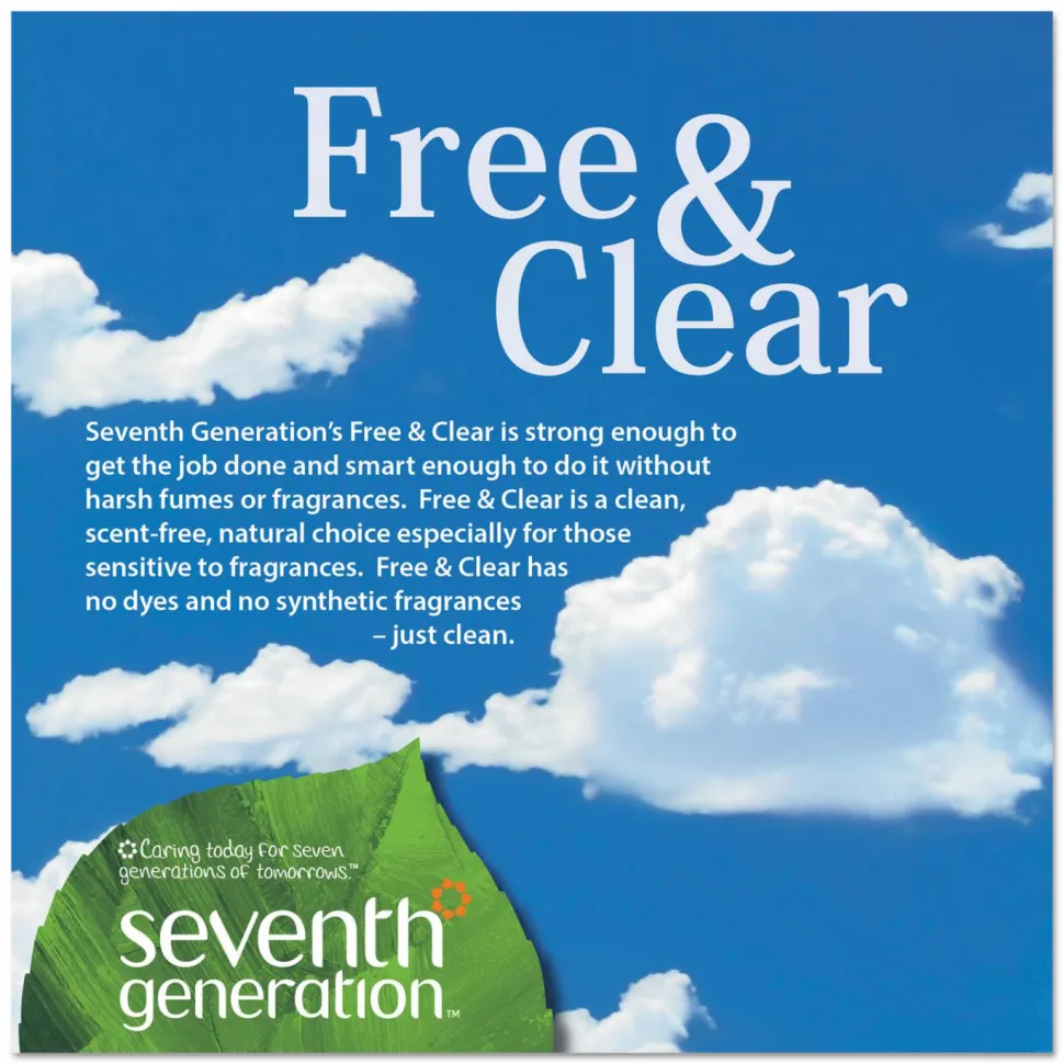 Seventh Generation Automatic Dishwasher Powder, Free and Clear/Unscented, 45 oz Box