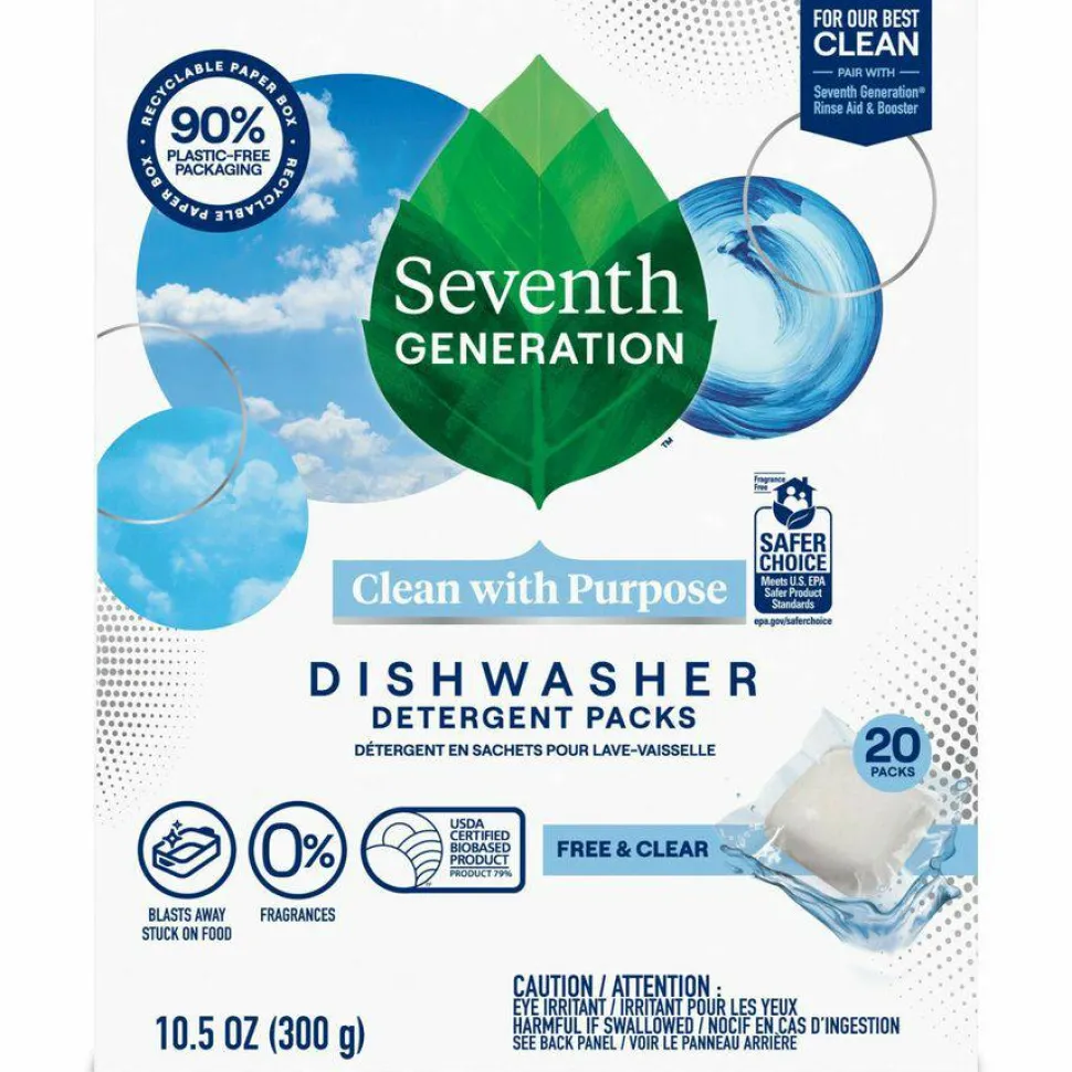Seventh Generation Natural Dishwasher Detergent 20-Pack