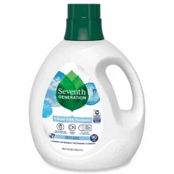 Seventh Generation Natural Liquid Laundry Detergent, Fragrance-Free, 135 oz Bottle, 4/Carton