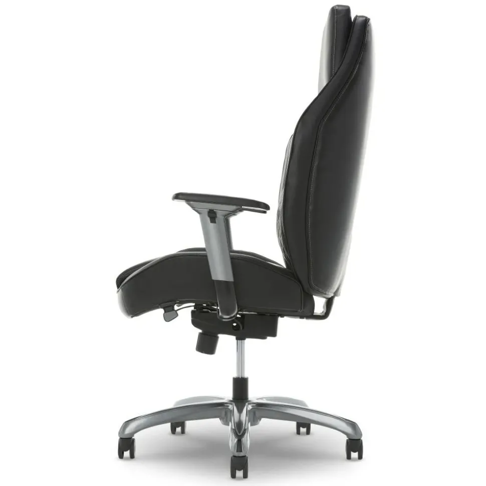 Shaquille O'Neal Zephyrus Ergonomic Bonded Leather High-Back Executive Office Chair, Black