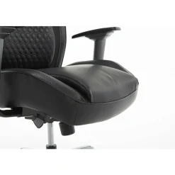 Shaquille O'Neal Zephyrus Ergonomic Bonded Leather High-Back Executive Office Chair, Black