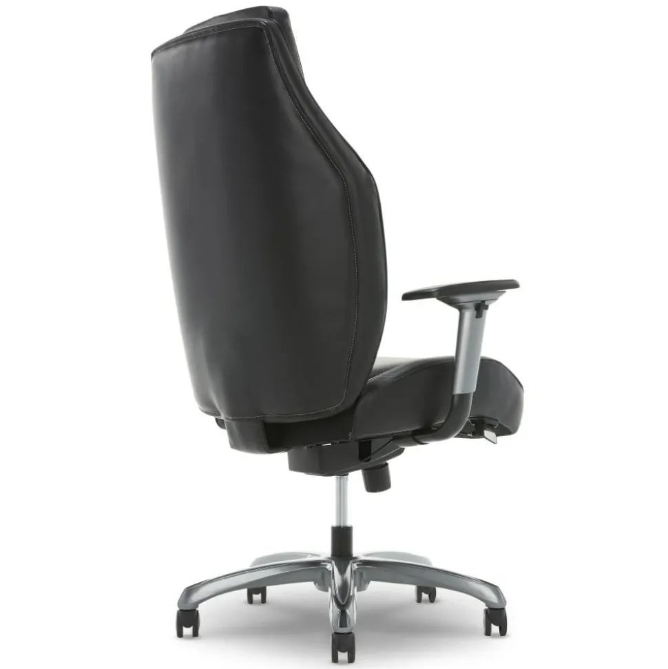 Shaquille O'Neal Zephyrus Ergonomic Bonded Leather High-Back Executive Office Chair, Black