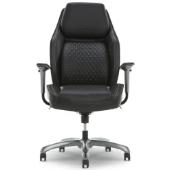 Shaquille O'Neal Zephyrus Ergonomic Bonded Leather High-Back Executive Office Chair, Black