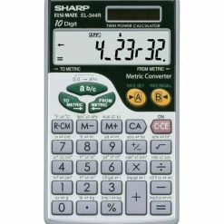 Sharp EL-344RB Handheld Calculator