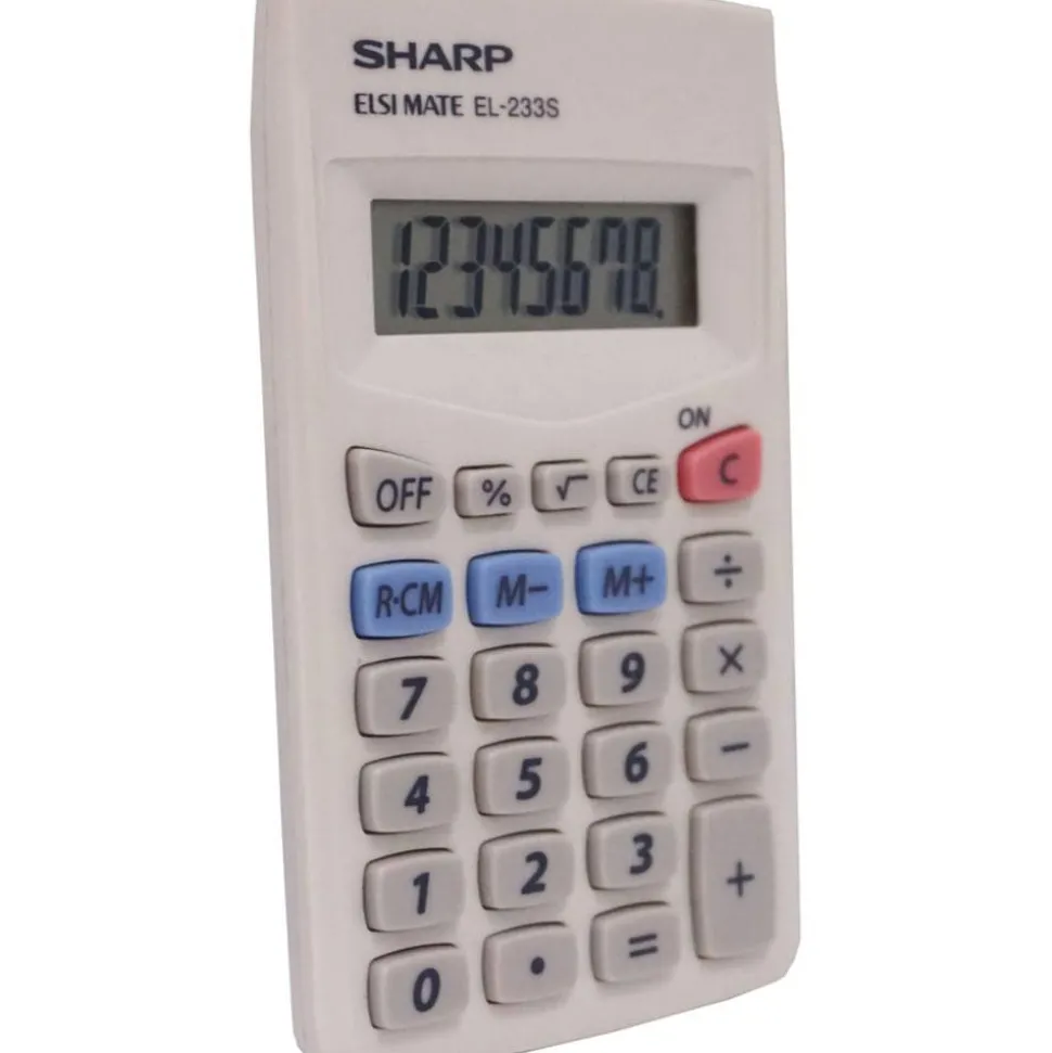 Sharp EL-233SB Handheld Basic Calculator