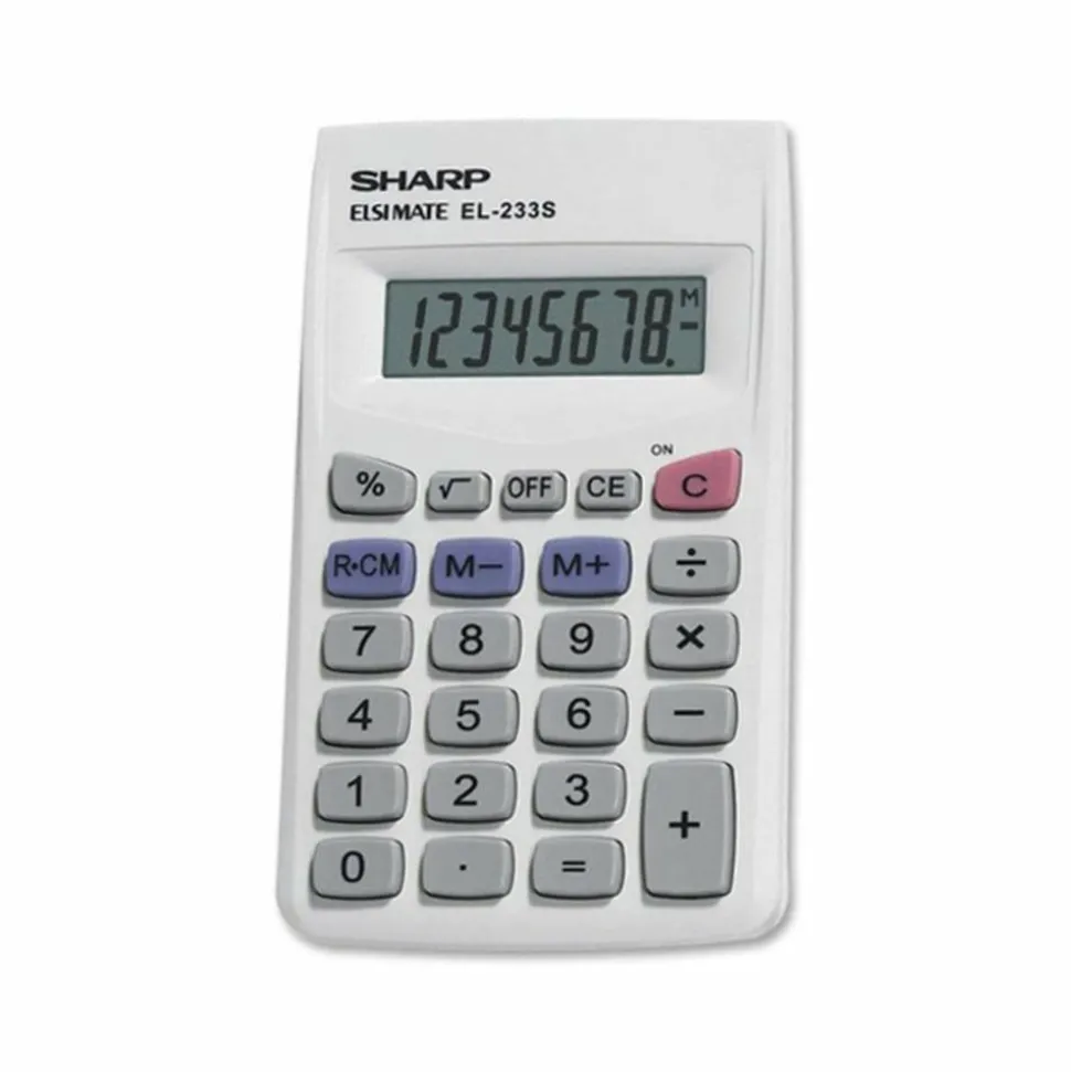 Sharp EL-233SB Handheld Basic Calculator