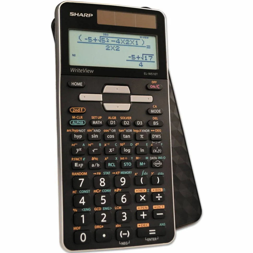 Sharp EL-W516TBSL Scientific Calculator, 16-Digit LCD