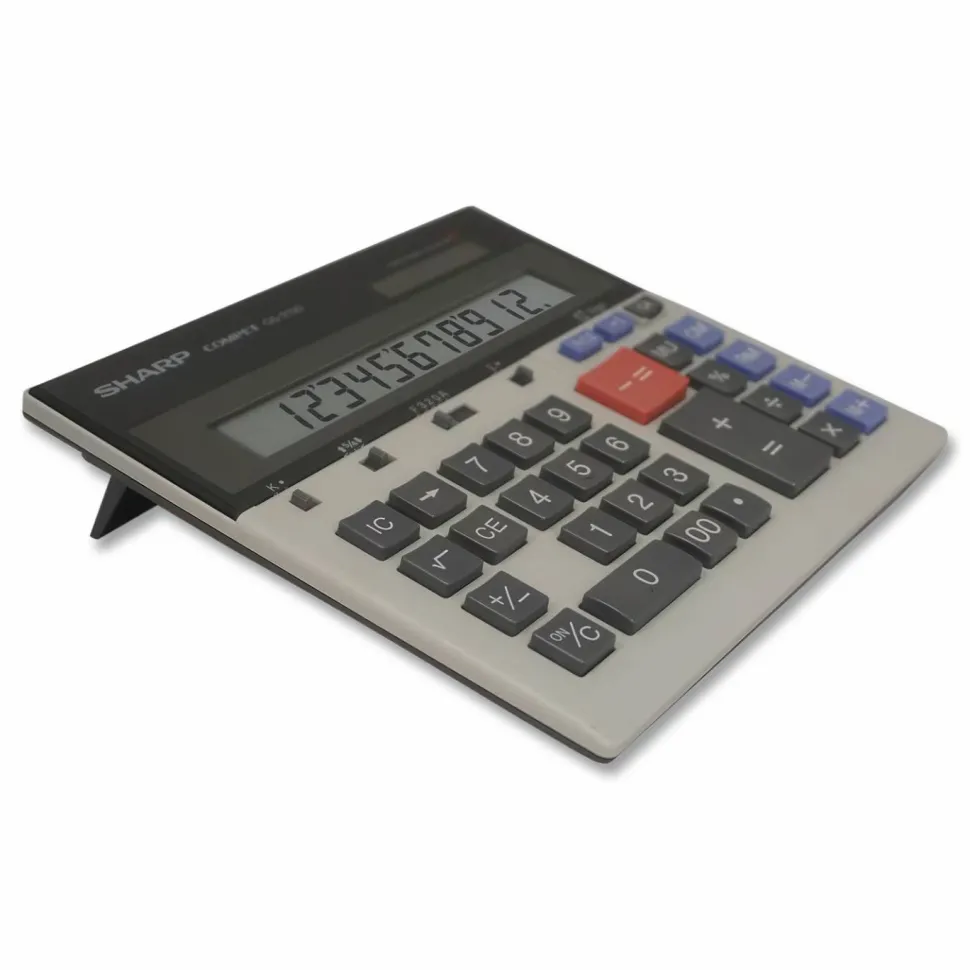 Sharp QS-2130 12-Digit Dual-Power Desktop Calculator