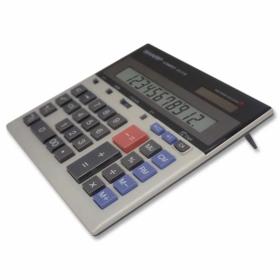 Sharp QS-2130 12-Digit Dual-Power Desktop Calculator