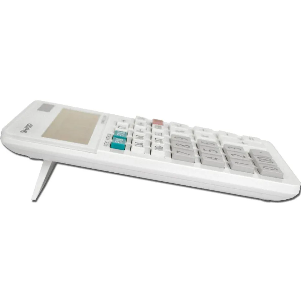 Sharp White Series Desktop Calculator, EL-334WB