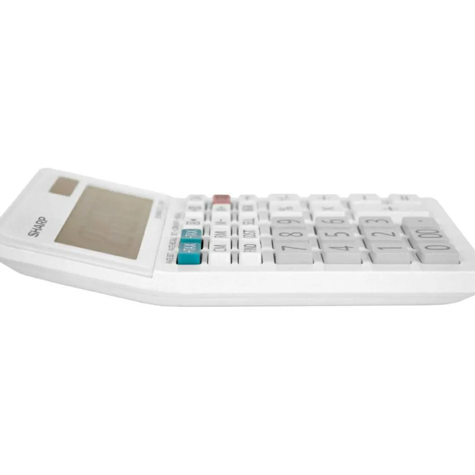 Sharp White Series Desktop Calculator, EL-330WB