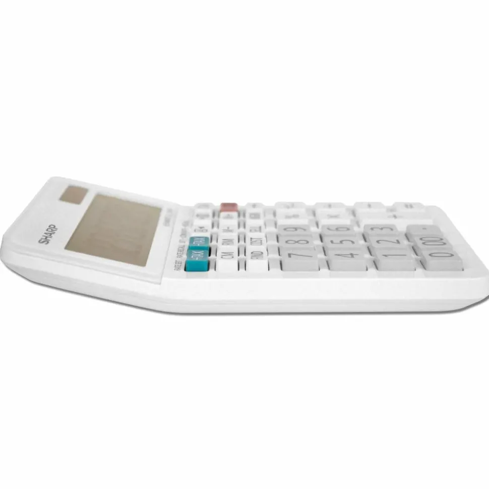 Sharp White Series Desktop Calculator, EL-330WB