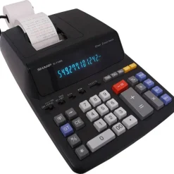 Sharp EL-2196BL Printing Calculator, Black