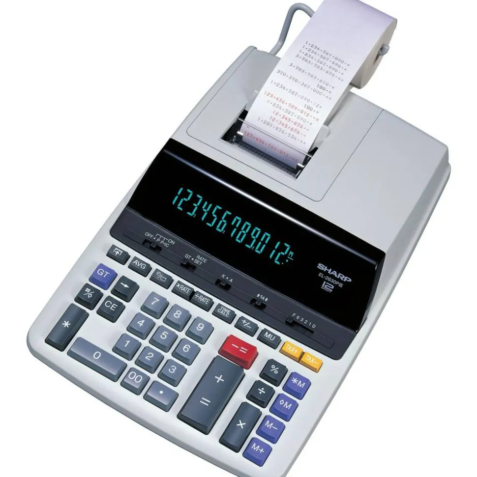 Sharp EL-2630PIII Printing Calculator