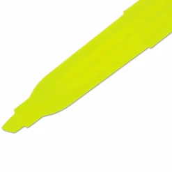 Sharpie Accent Pocket Highlighters, Fluorescent Yellow, Box Of 12