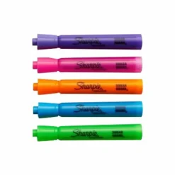 Sharpie Accent Tank-Style Highlighters, Chisel Tip, Assorted Colors, Pack Of 12