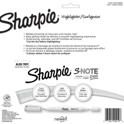 Sharpie Accent Tank-Style Highlighters, Chisel Tip, Assorted Colors, Pack Of 12
