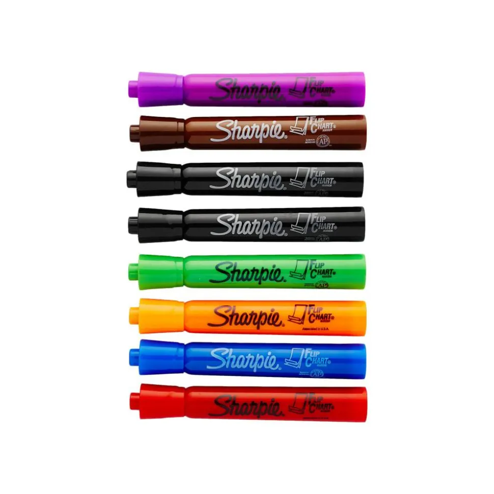 Sharpie Flip Chart Markers, Assorted, Pack Of 8, 22480