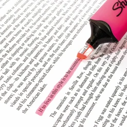 Sharpie Highlighter, Clear View Highlighter with See-Through Chisel Tip, Tank Highlighter, Assorted, 8 Count