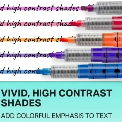 Sharpie Liquid Highlighters, Chisel Tip, Fluorescent Yellow, 12 Count