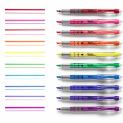 Sharpie Liquid Highlighter, Chisel Tip Highlighters, Assorted Colors, 10 Count