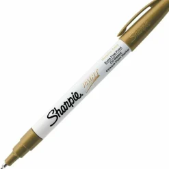 Sharpie Paint Markers, Extra Fine Point, Metallic Gold Ink