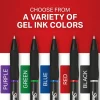 Sharpie S Gel Pens, Bold Point, 1.0 mm, Black Barrel, Black Ink, Pack Of 36 Pens