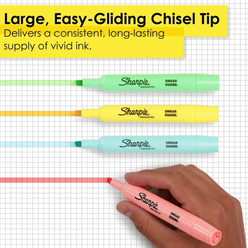 Sharpie SmearGuard Tank Style Highlighters