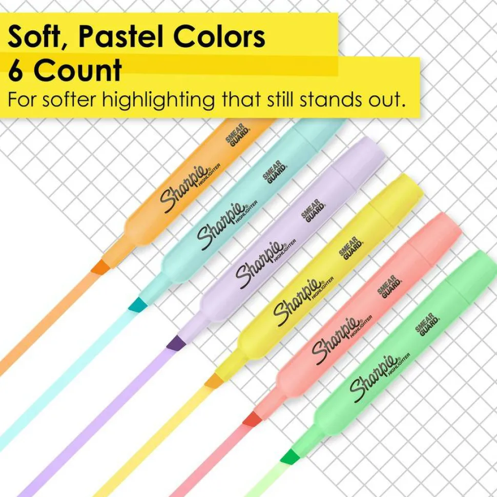 Sharpie SmearGuard Tank Style Highlighters