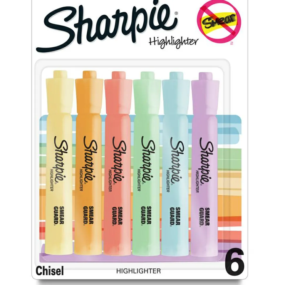 Sharpie SmearGuard Tank Style Highlighters