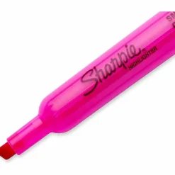 Sharpie Tank Style Highlighters, Pink Ink, Chisel Tip, Pink Barrel, Dozen