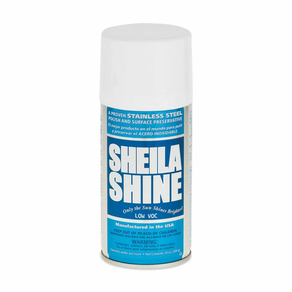 Sheila Shine Low VOC Stainless Steel Cleaner and Polish, 10 oz Spray Can