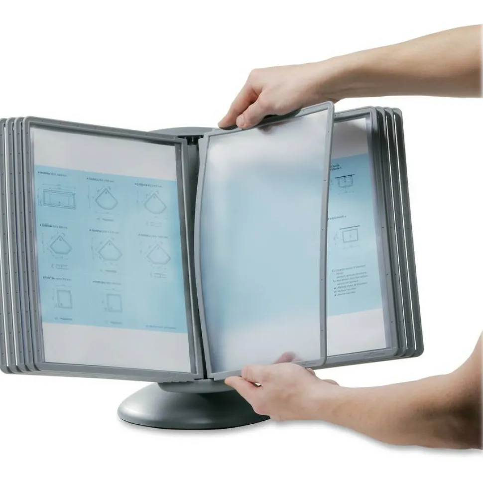 Sherpa Motion Desk Reference System, Graphite, 10 Panels