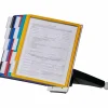 Sherpa 10-Panel Desk Reference System, Assorted Colors