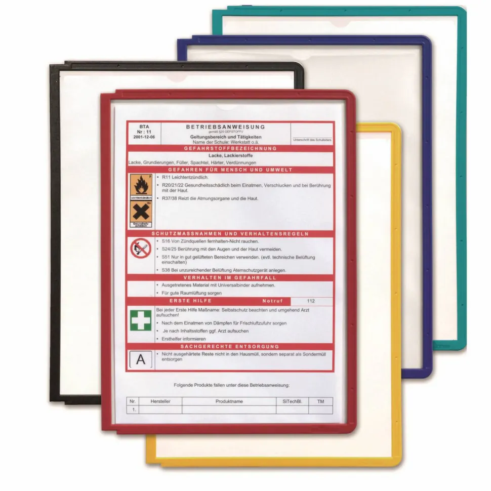 Sherpa Vario Reference Systems Replacement Sleeves, Assorted Colors